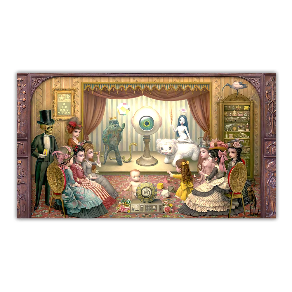Holover Mark Ryden"The parlor"Canvas Oil Painting Childish & Weird Modern Pop Art Poster Picture Aesthetic Home Decoration
Holover Mark Ryden"The parlor"Canvas Oil Painting Childish & Weird Modern Pop Art Poster Picture Aesthetic Home Decoration