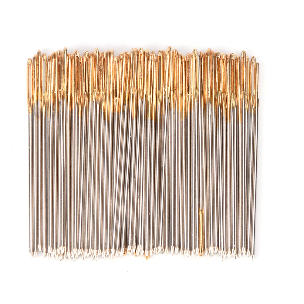 10/30/100 PCS/lot Golden Tail Embroidery Fabric Cross Stitch Needles Blunt Gold Tail Needle Size 24 For 11CT Stitch Cloth Sewing
10/30/100 PCS/lot Golden Tail Embroidery Fabric Cross Stitch Needles Blunt Gold Tail Needle Size 24 For 11CT Stitch Cloth Sewing