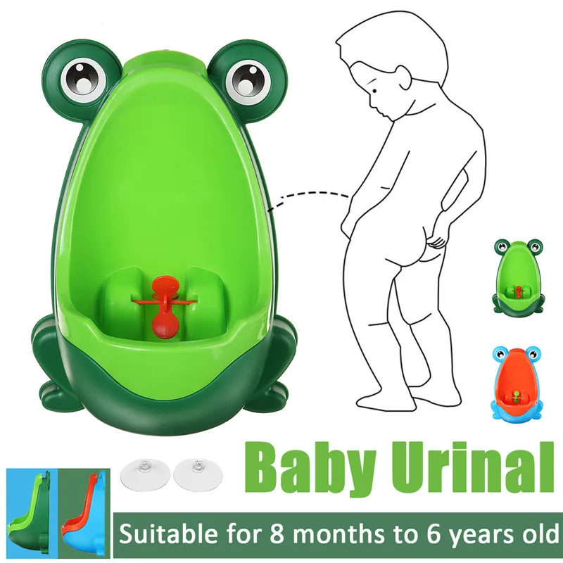 

Пластиковый горшок в форме лягушки для маленьких мальчиков, детский туалет, обучающий детский писсуар, ванная комната, 31*22*17 см