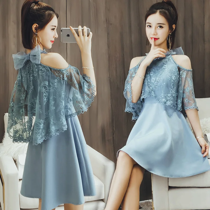Off Shoulder Women Spring Summer Style Lace Dresses Lady Casual Short Flare Sleeve Mini A-line Dress Vestidos SS441
Off Shoulder Women Spring Summer Style Lace Dresses Lady Casual Short Flare Sleeve Mini A-line Dress Vestidos SS441