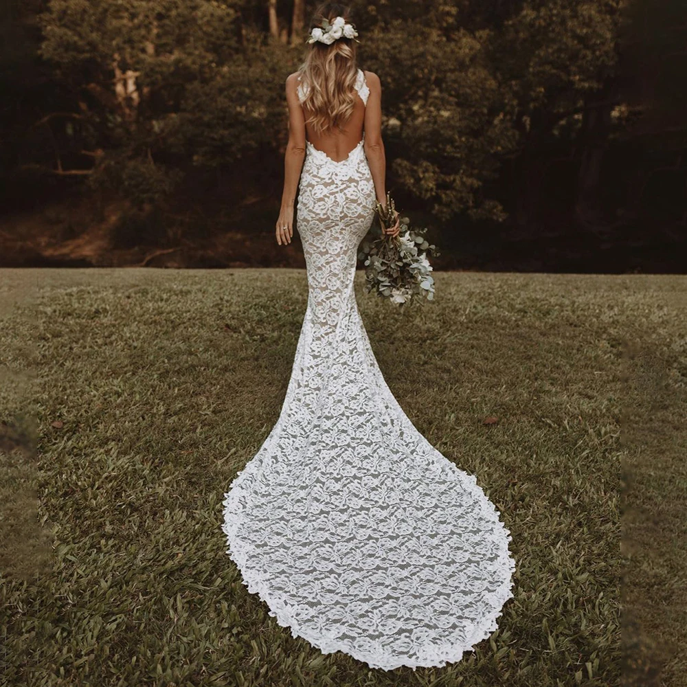 BeryLove White Mermaid Wedding Dress Lace Halter Applique Sweetheart Off the Shoulder Bridal Dress Long Bohemian vestido novia
BeryLove White Mermaid Wedding Dress Lace Halter Applique Sweetheart Off the Shoulder Bridal Dress Long Bohemian vestido novia