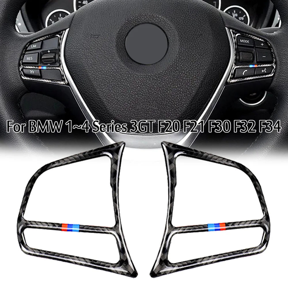 Real Carbon Fiber Styling Steering Wheel Buttons Decoration Cover Sticker For BMW 3GT F34 2013-2018 lnterior Auto Accessories 
Real Carbon Fiber Styling Steering Wheel Buttons Decoration Cover Sticker For BMW 3GT F34 2013-2018 lnterior Auto Accessories