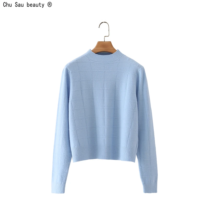 Autumn Winter New Fashion Casual Japanese Vintage Sweater Women Plaid Jacquard Solid Color O-Neck Long-Sleeve Pullover Female
Autumn Winter New Fashion Casual Japanese Vintage Sweater Women Plaid Jacquard Solid Color O-Neck Long-Sleeve Pullover Female