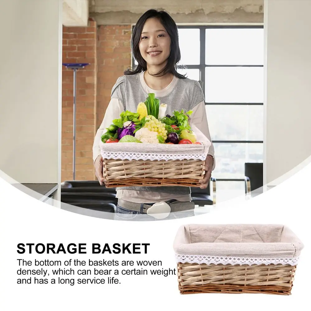 2pcs Sundry Storage Baskets Wicker Home Stuffs Organizer Storage Baskets
2pcs Sundry Storage Baskets Wicker Home Stuffs Organizer Storage Baskets