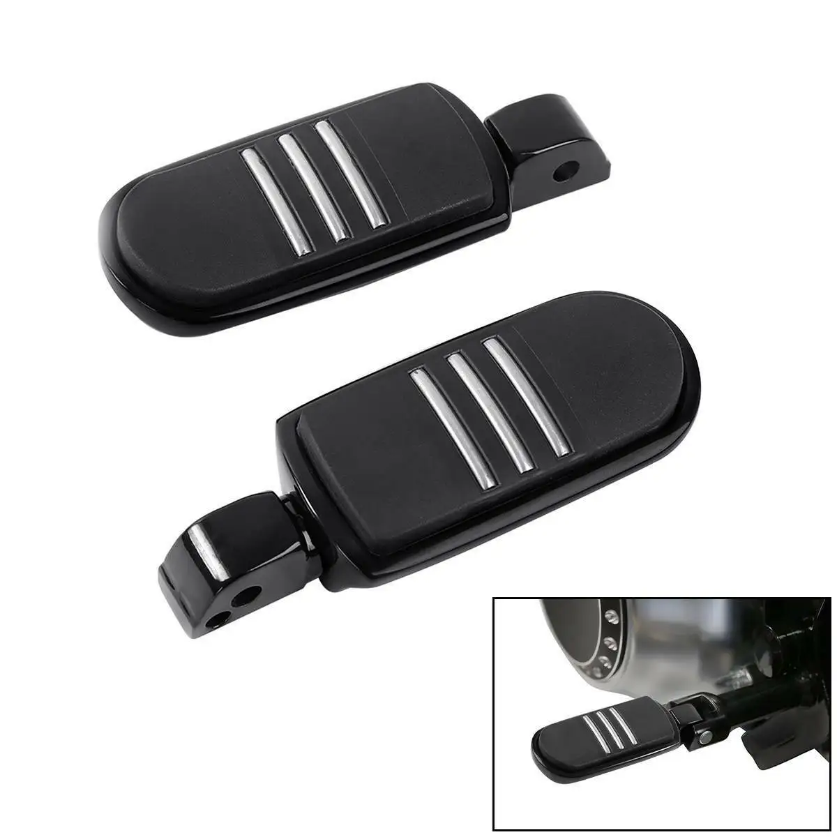 Motorcycle Rear Passenger Footrest Brackets For Harley Softail FLFB Fat Boy FXLR Low Rider FLHC Heritage Classic 2018-2020 
Motorcycle Rear Passenger Footrest Brackets For Harley Softail FLFB Fat Boy FXLR Low Rider FLHC Heritage Classic 2018-2020