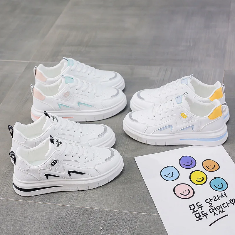 New White Ladies Shoes Women's Fashion Casual Shoes Students Breathable Flat Sneakers Women Vulcanize Shoes
New White Ladies Shoes Women's Fashion Casual Shoes Students Breathable Flat Sneakers Women Vulcanize Shoes