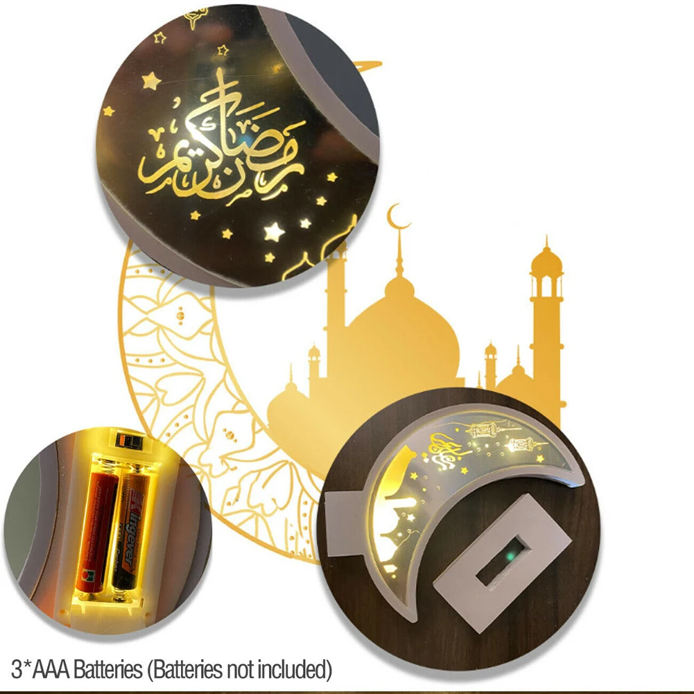 Ramadan Lamp Eid Mubarak Decoration Wooden LED Night Light Ornaments Islam Attack on Titan Muslim Festival Party Decor Gifts
Ramadan Lamp Eid Mubarak Decoration Wooden LED Night Light Ornaments Islam Attack on Titan Muslim Festival Party Decor Gifts