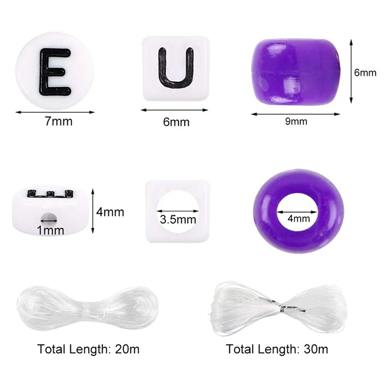 4000Pcs Beads Kit, 24 Colors Round Beads Set for DIY Jewelry Making with 20M Crystal String and 30M Elastic String
4000Pcs Beads Kit, 24 Colors Round Beads Set for DIY Jewelry Making with 20M Crystal String and 30M Elastic String