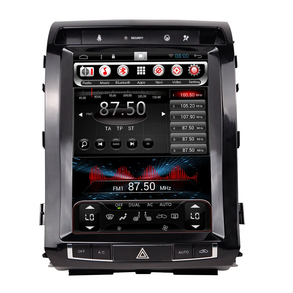 CAR RADIO multimedia player For-TOYOTA land Cruiser 2009-2012 car stereo autoradio DVD player Tesla vertical screen GPS navi
CAR RADIO multimedia player For-TOYOTA land Cruiser 2009-2012 car stereo autoradio DVD player Tesla vertical screen GPS navi