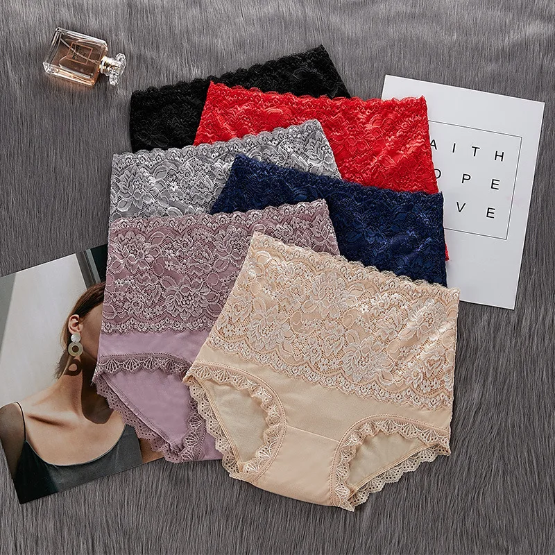 High Waist Lace Panties Women Seamless Slimming Tummy Control Briefs Sexy Plus Size Shapers Lingerie Cotton Health Knickers
High Waist Lace Panties Women Seamless Slimming Tummy Control Briefs Sexy Plus Size Shapers Lingerie Cotton Health Knickers