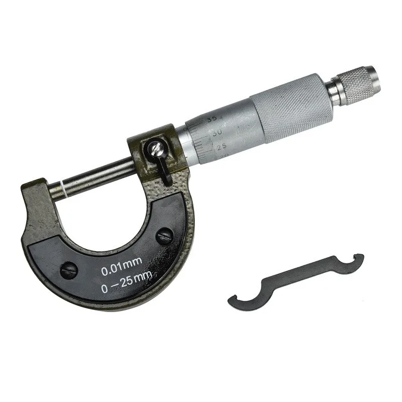1pc Precise Gauge Outside Micrometer 0-25mm/0.001mm Gauge Vernier Caliper Tool For Measuring Tools Measuring Tool
1pc Precise Gauge Outside Micrometer 0-25mm/0.001mm Gauge Vernier Caliper Tool For Measuring Tools Measuring Tool