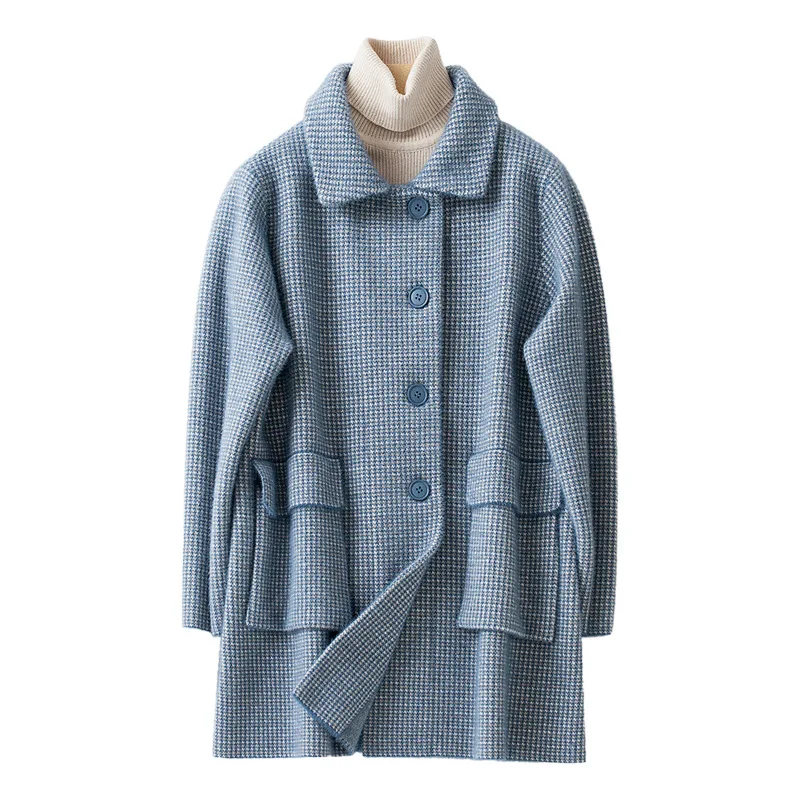 women woolen coat European and American new style best-selling high-quality lapel long slim fashion trend wool Ladies coat
women woolen coat European and American new style best-selling high-quality lapel long slim fashion trend wool Ladies coat
