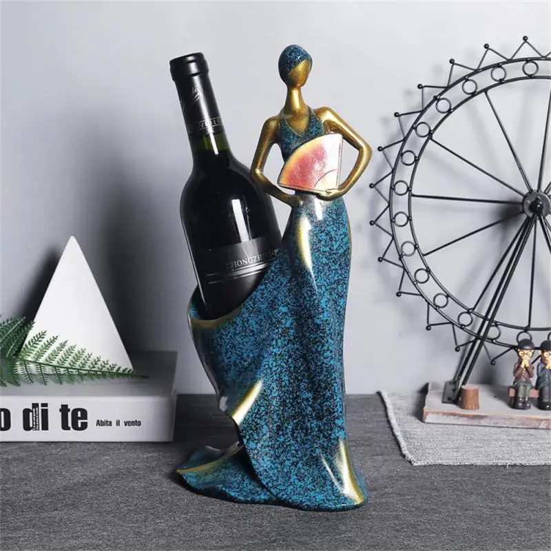 European Luxury Beauty Wine Rack Handicraft Resin Wine Bottle Holder Display Stand Livingroom TV Cabinet Home Decoration Crafts
European Luxury Beauty Wine Rack Handicraft Resin Wine Bottle Holder Display Stand Livingroom TV Cabinet Home Decoration Crafts