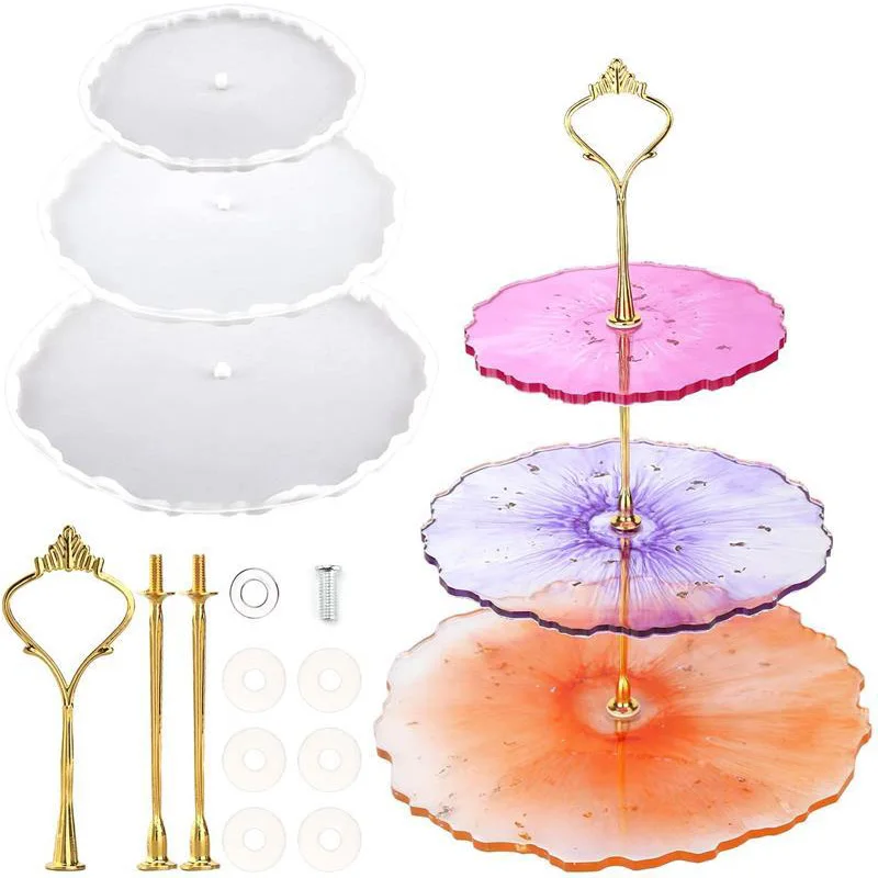 layerresin tray for fruit and muffin, epoxy resin glass casting silica gel mold and three-layer tray for family party decoration
layerresin tray for fruit and muffin, epoxy resin glass casting silica gel mold and three-layer tray for family party decoration