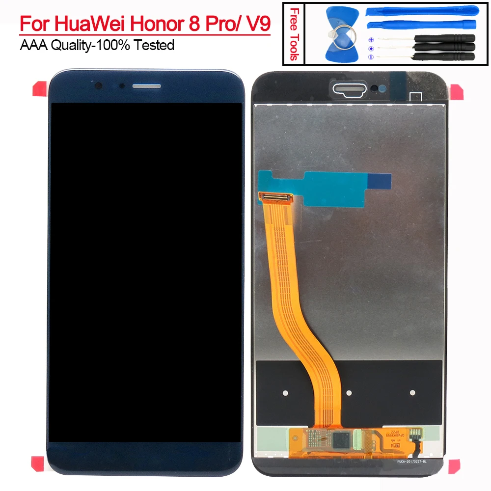 ЖК дисплей для Huawei Honor 8 Pro дигитайзер сенсорного экрана в сборе с рамкой ремонт
