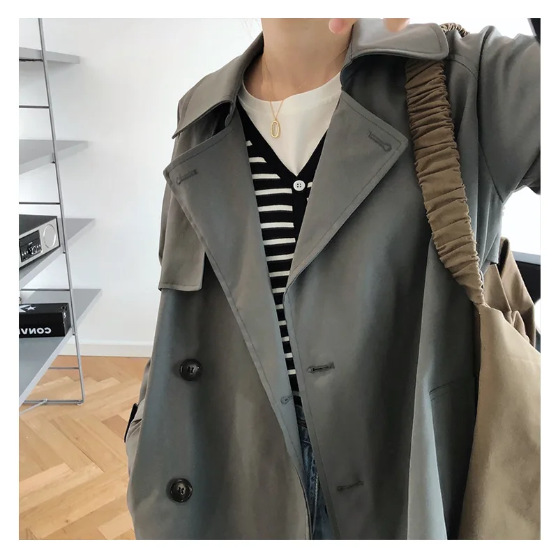 TINT ERA Short British Windbreaker Small Children 2021 Spring New Korean Version Popular Tooling Loose Jacket Coat Femme
TINT ERA Short British Windbreaker Small Children 2021 Spring New Korean Version Popular Tooling Loose Jacket Coat Femme