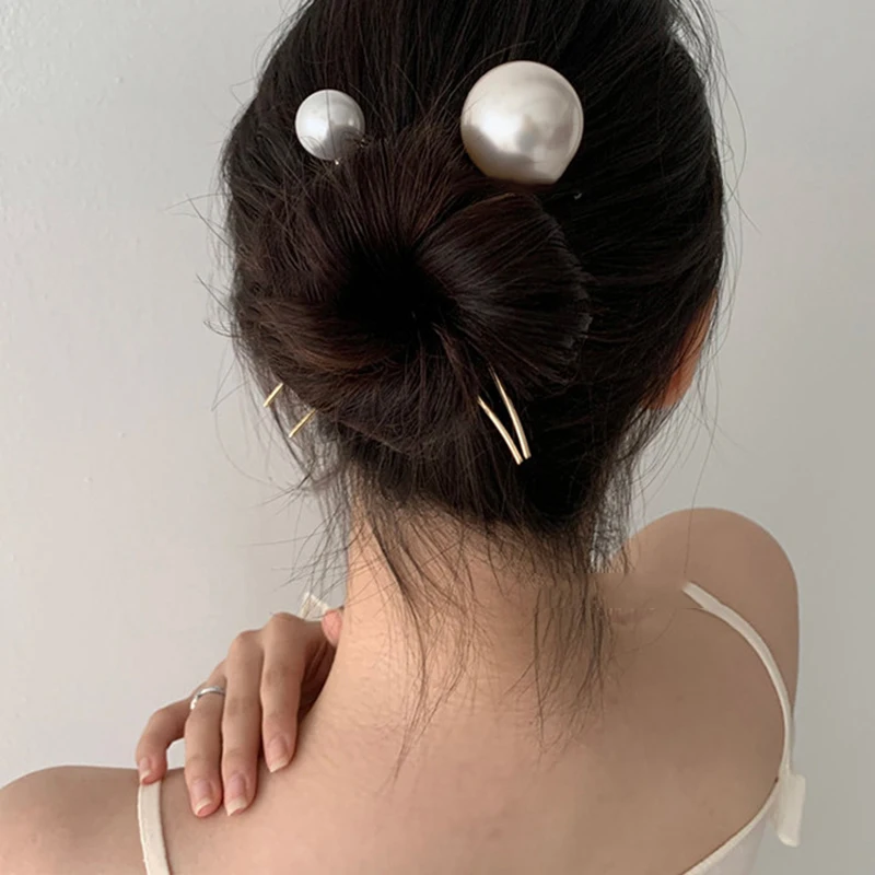 Women U-shaped Pin Metal Barrette Clip Hairpins Simulated Pearl Bridal Tiara Hair Accessories Wedding Hairstyle Design Tools
Women U-shaped Pin Metal Barrette Clip Hairpins Simulated Pearl Bridal Tiara Hair Accessories Wedding Hairstyle Design Tools