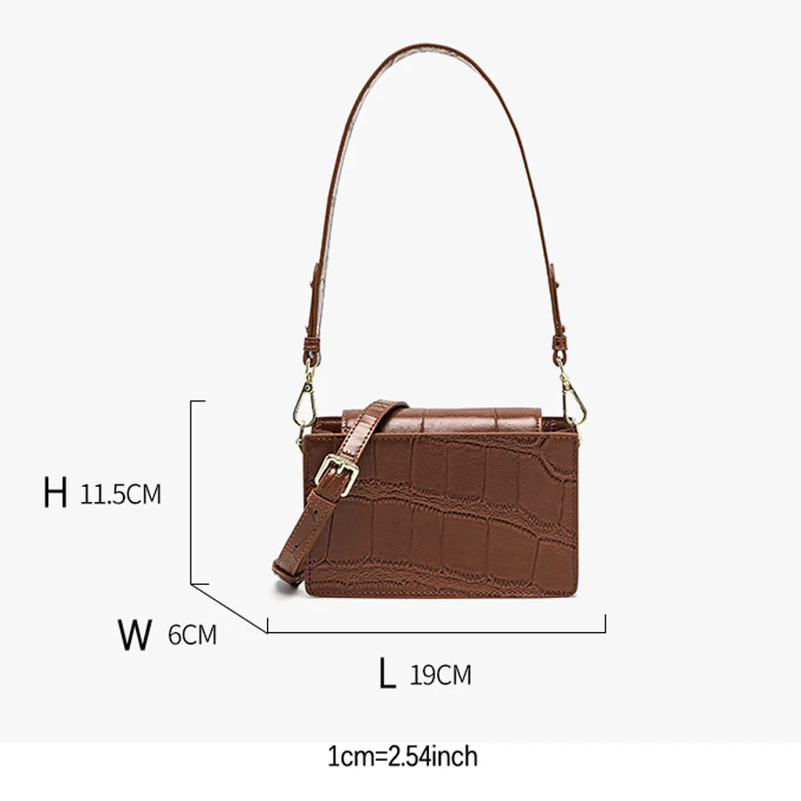 Fashion Design Crocodile Pattern Small Square Bag Ladies Vintage Organ Top Handle Bag Casual Shoulder Bags Luxury Women Handbag
Fashion Design Crocodile Pattern Small Square Bag Ladies Vintage Organ Top Handle Bag Casual Shoulder Bags Luxury Women Handbag