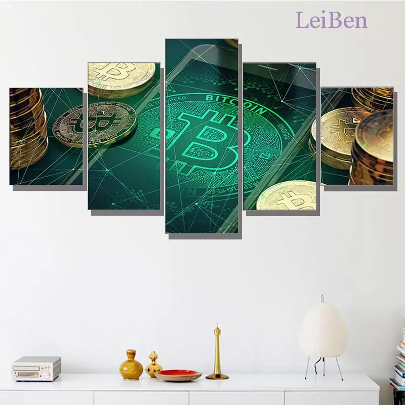 Five-Piece Pictures Bitcoin Casino Canvas Painting Art Posters On The Wall Casino Bar Restaurant Decoration Mural Without Frame
Five-Piece Pictures Bitcoin Casino Canvas Painting Art Posters On The Wall Casino Bar Restaurant Decoration Mural Without Frame