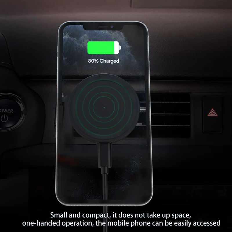 15W Car Magnetic Charger Fast Charging Magnetic Charger Wireless Charging Station Suitable For iPhone12/12 Pro/12 Promax/12 Mini
15W Car Magnetic Charger Fast Charging Magnetic Charger Wireless Charging Station Suitable For iPhone12/12 Pro/12 Promax/12 Mini