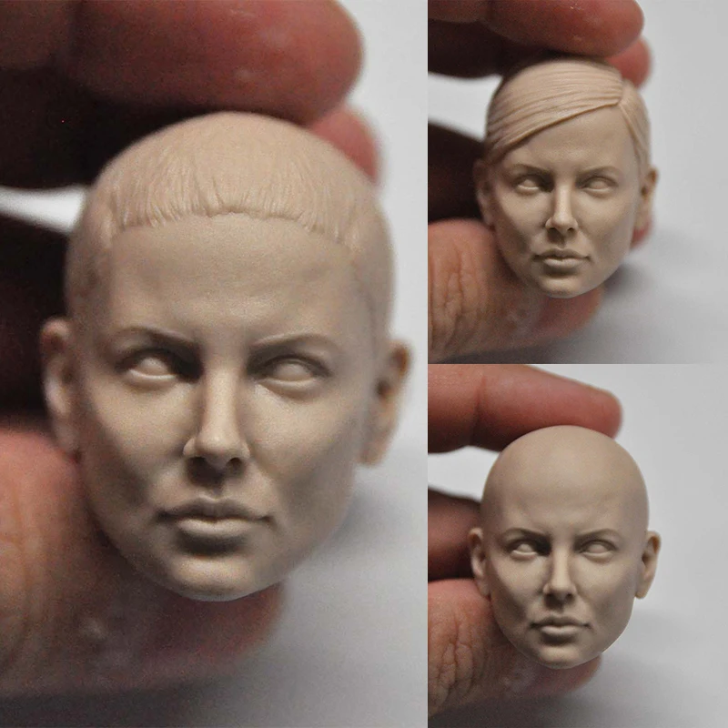 In Stock 1/6 Unpainted European Beauty Charlize Theron PVC Head Sculpture Model Fit 12" Female Soldier Action Figure Body
In Stock 1/6 Unpainted European Beauty Charlize Theron PVC Head Sculpture Model Fit 12" Female Soldier Action Figure Body