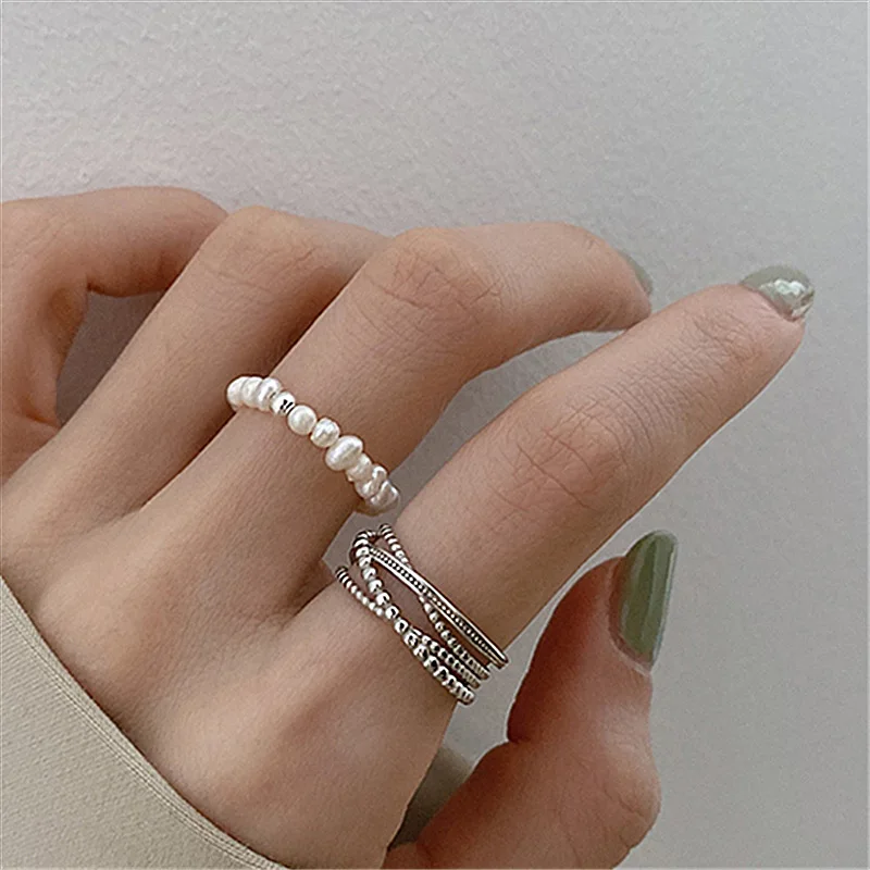 Trendy Jewelry Rings Popular Style Geometric Metal Silvery Plating Small Geometric Natural Freshwater Pearl Rings Party Gifts
Trendy Jewelry Rings Popular Style Geometric Metal Silvery Plating Small Geometric Natural Freshwater Pearl Rings Party Gifts