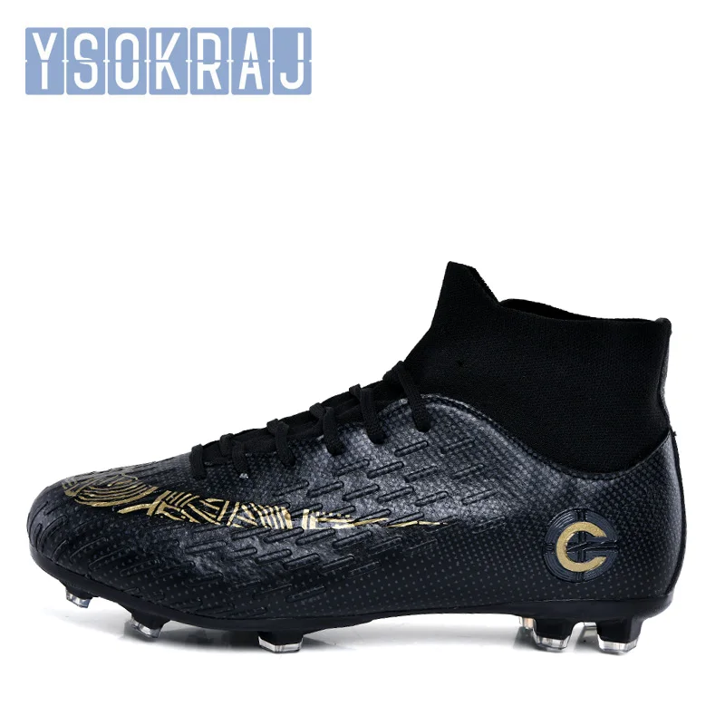 YSOKRAJ Men Football Boots High Ankle Soccer Shoe Women Soft Groud Man Football Shoes Botas De Futbol Socks Cleats Training
YSOKRAJ Men Football Boots High Ankle Soccer Shoe Women Soft Groud Man Football Shoes Botas De Futbol Socks Cleats Training