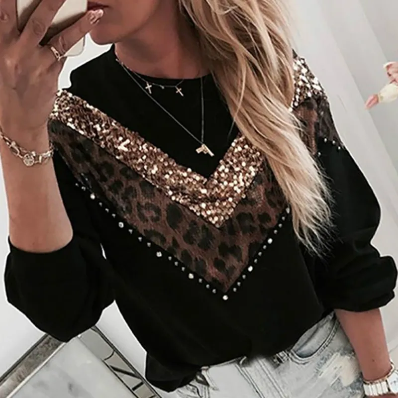 Autumn Women Leopard Printed Long Sleeve Sweater Casual Slim O-Neck Warm Streetwear Tops 2020 Fashion Pullovers
Autumn Women Leopard Printed Long Sleeve Sweater Casual Slim O-Neck Warm Streetwear Tops 2020 Fashion Pullovers