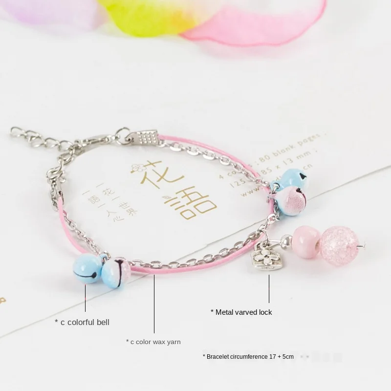 Personalized Original Low-Priced Merchandise Bell Bracelet Sweet Simple Ceramic Wax Rope Material Geometric Carved Lock Jewelry
Personalized Original Low-Priced Merchandise Bell Bracelet Sweet Simple Ceramic Wax Rope Material Geometric Carved Lock Jewelry