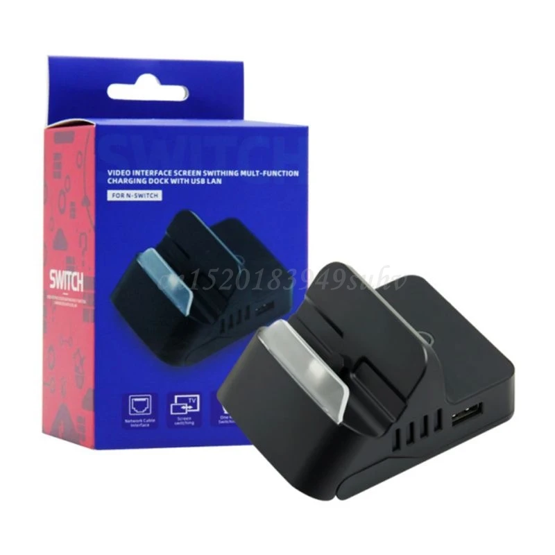 Adjustable Bracket Charging Dock Stand For Nintendo Switch HDMI-compatible Charging Dock Station Video Conversion Charger