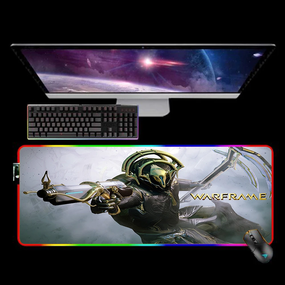 Mouse Pad RGB Large Mause Pad Keyboard Mat Gaming Mousepad Gamer Desk Mat LED Mausepad 90x40 Tapis De Souris Warframe Hero Game
Mouse Pad RGB Large Mause Pad Keyboard Mat Gaming Mousepad Gamer Desk Mat LED Mausepad 90x40 Tapis De Souris Warframe Hero Game
