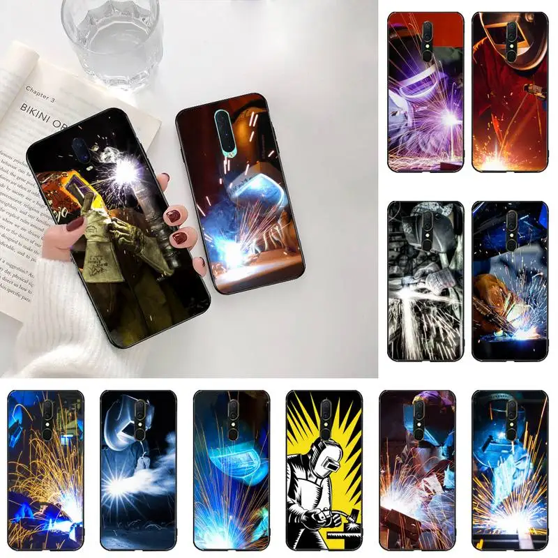 HPCHCJHM Welder Welding Hot Metal Worker Solderin Soft Silicone Phone Cover For Oppo A5 A9 2020 Reno2 z Renoace 3pro Realme5Pro
HPCHCJHM Welder Welding Hot Metal Worker Solderin Soft Silicone Phone Cover For Oppo A5 A9 2020 Reno2 z Renoace 3pro Realme5Pro