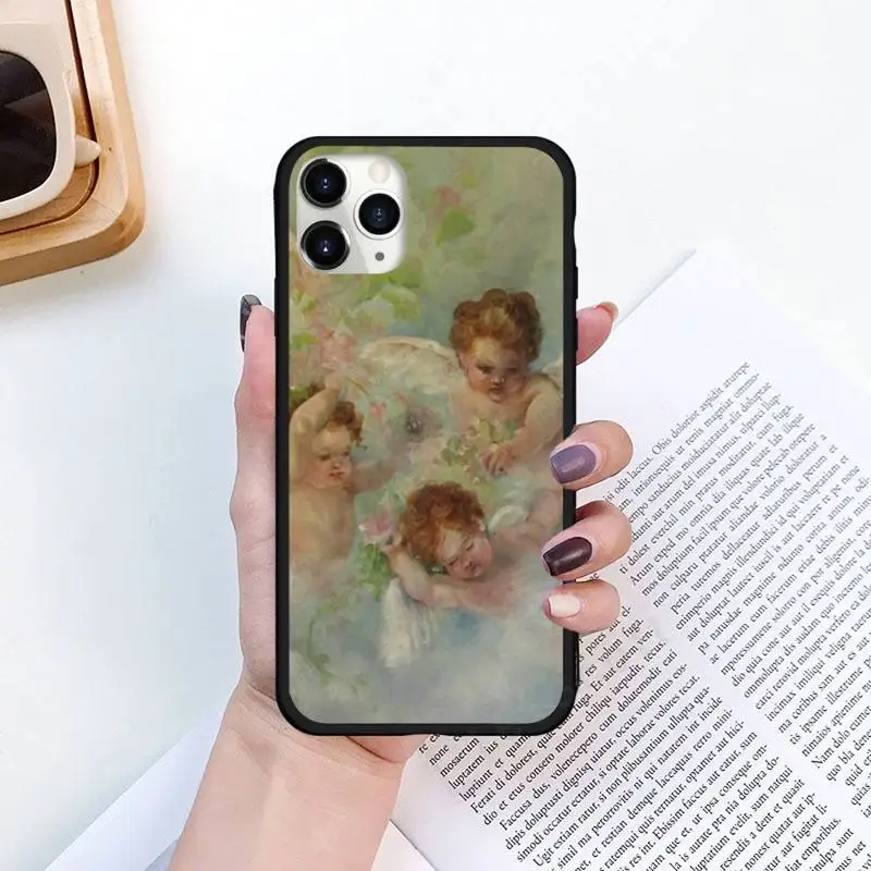 Renaissance retro art cute angel Phone Case for iPhone 11 12 mini pro XS MAX 8 7 6 6S Plus X 5S SE 2020 XR Luxury shell funda
Renaissance retro art cute angel Phone Case for iPhone 11 12 mini pro XS MAX 8 7 6 6S Plus X 5S SE 2020 XR Luxury shell funda
