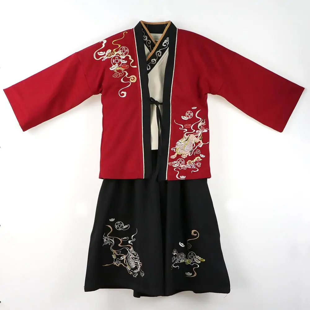 Традиционные китайские костюмы Hanfu для мальчиков, старинный ретро костюм Тан, новый год, Ципао для танцев кимоно, одежда для малышей
Традиционные китайские костюмы Hanfu для мальчиков, старинный ретро костюм Тан, новый год, Ципао для танцев кимоно, одежда для малышей