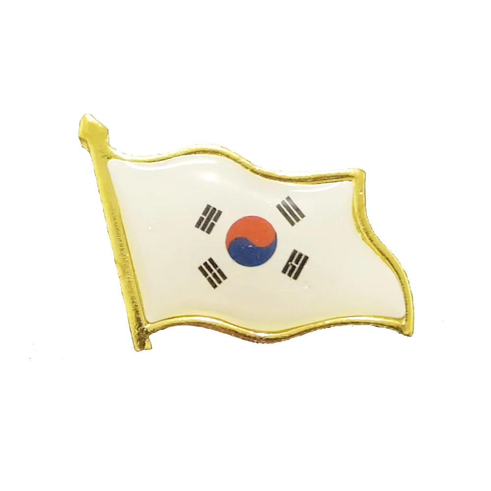Korea Flag Brooch Tie Nail Badge Lapel Pins For Men Backpack Accessories Beautiful Women Jewelry Accessories
Korea Flag Brooch Tie Nail Badge Lapel Pins For Men Backpack Accessories Beautiful Women Jewelry Accessories