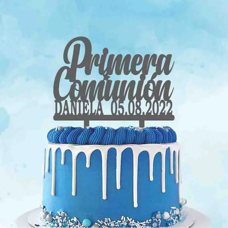 Персонализированные испанский Primera Comunión торт Топпер пользовательское имя Дата испанская детская Причастие вечерние торт украшения фигурк...
Персонализированные испанский Primera Comunión торт Топпер пользовательское имя Дата испанская детская Причастие вечерние торт украшения фигурк...