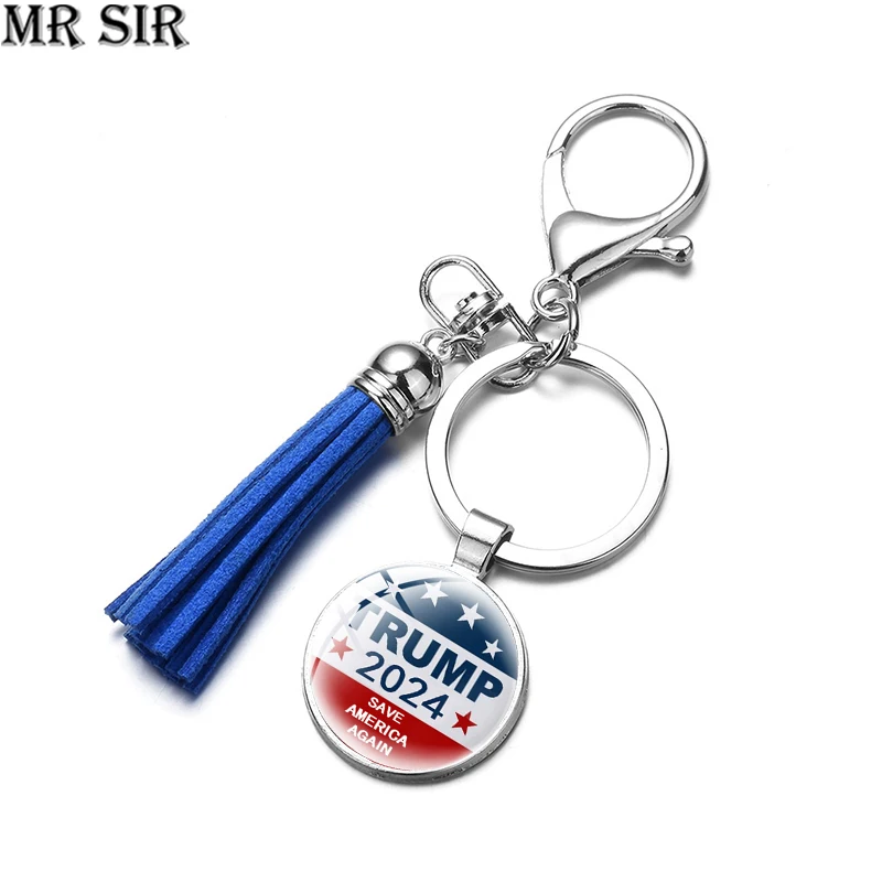 Trump 2024 Save America Again Keychain U.S. General Election Take America Back Tassel Art Picture Glass Cabochon Pendant Keyring
Trump 2024 Save America Again Keychain U.S. General Election Take America Back Tassel Art Picture Glass Cabochon Pendant Keyring