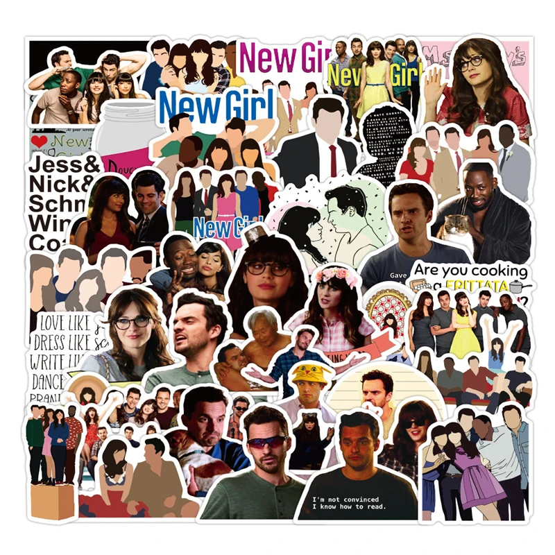 50pcs New Girl Stickers decal scrapbooking diy pasters home decoration phone laptop waterproof cartoon accessories 
50pcs New Girl Stickers decal scrapbooking diy pasters home decoration phone laptop waterproof cartoon accessories