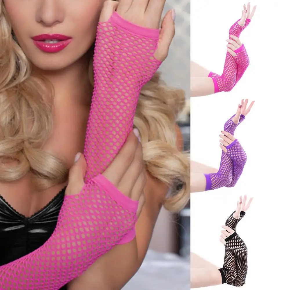 Women Gloves Hollow Out Holes Sexy Punk Goth Ladies Disco Dance Costume Fingerless Mesh Fishnet Gloves
Women Gloves Hollow Out Holes Sexy Punk Goth Ladies Disco Dance Costume Fingerless Mesh Fishnet Gloves