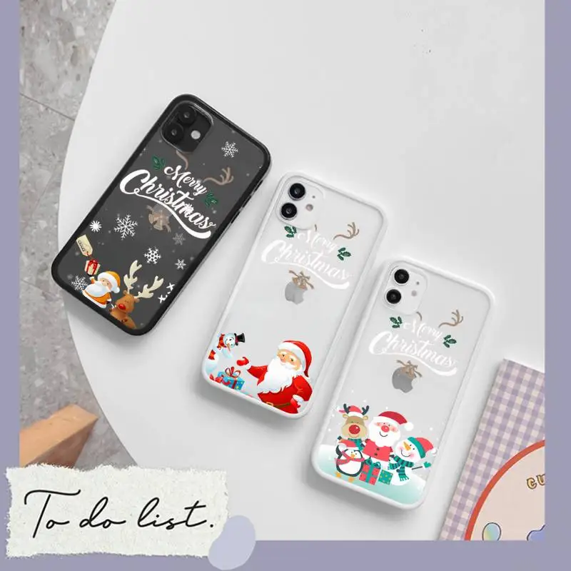 Santa Claus christmas Elk Phone Case matte transparent For iphone 7 8 11 12 plus mini x xs xr pro max cover
Santa Claus christmas Elk Phone Case matte transparent For iphone 7 8 11 12 plus mini x xs xr pro max cover
