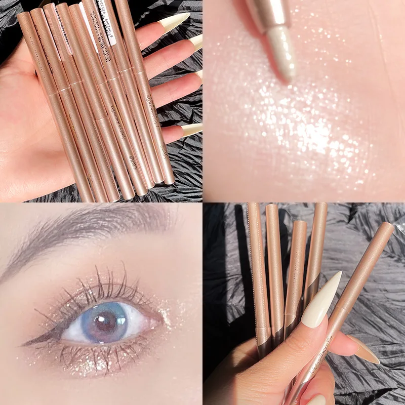 shimmer silver eyeshadow pencil automatic highlighter for eye face makeup long lasting waterproof diamond glitter eyeliner AC359
shimmer silver eyeshadow pencil automatic highlighter for eye face makeup long lasting waterproof diamond glitter eyeliner AC359