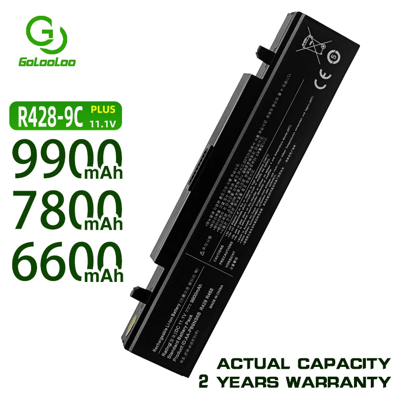 Golooloo 11.1v Battery for Samsung AA PB9NC6B R528 R530 R590 R610 R620 AA-PB9NC6W R700 R718 R720 R540 R519 AA-PB9NC6B np350v5c
Golooloo 11.1v Battery for Samsung AA PB9NC6B R528 R530 R590 R610 R620 AA-PB9NC6W R700 R718 R720 R540 R519 AA-PB9NC6B np350v5c