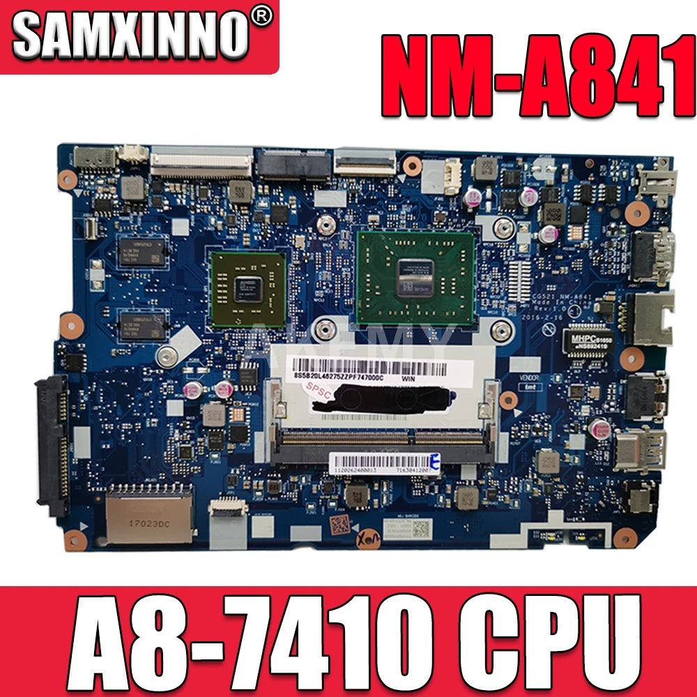 Новинка 80TJ для ноутбука ideapad 110-15 ACL материнская плата NM-A841 CPU:A8-7410 GPU:R5-M430 2 ГБ DDR3 FRU 5B20L46267 5B20L46302 100 тест
Новинка 80TJ для ноутбука ideapad 110-15 ACL материнская плата NM-A841 CPU:A8-7410 GPU:R5-M430 2 ГБ DDR3 FRU 5B20L46267 5B20L46302 100 тест