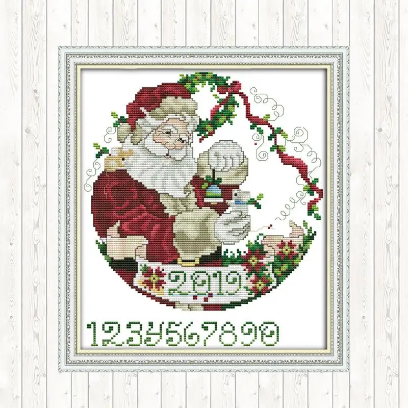 Santa Claus Cross Stitch Embroidery Kit DMC Cotton Thread Printed Canvas 14CT 11CT Counted and Stamped DIY Needlework Crafts
Santa Claus Cross Stitch Embroidery Kit DMC Cotton Thread Printed Canvas 14CT 11CT Counted and Stamped DIY Needlework Crafts