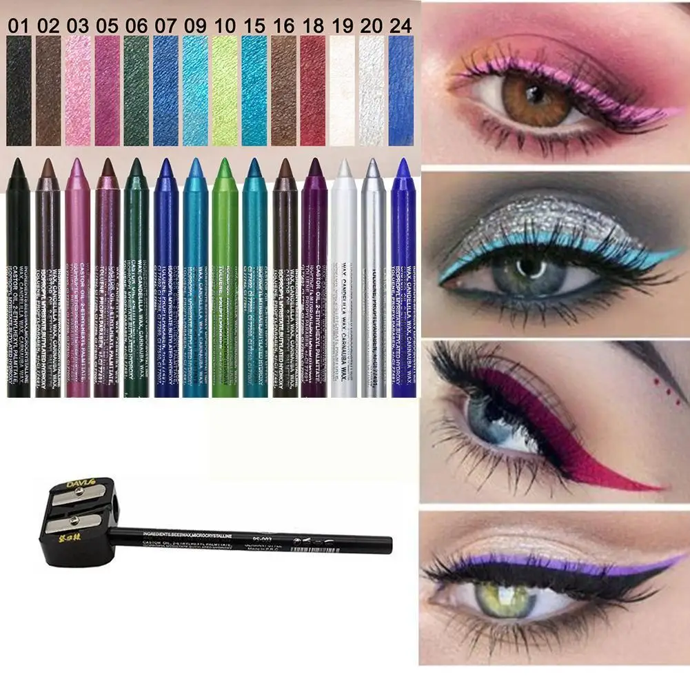 Colorful Waterproof Eyeliner Waterproof Lengthening Brown Black to Lasting Fast Dry Easy Wear Sweatproof Quality Tool Good Z9Y5
Colorful Waterproof Eyeliner Waterproof Lengthening Brown Black to Lasting Fast Dry Easy Wear Sweatproof Quality Tool Good Z9Y5