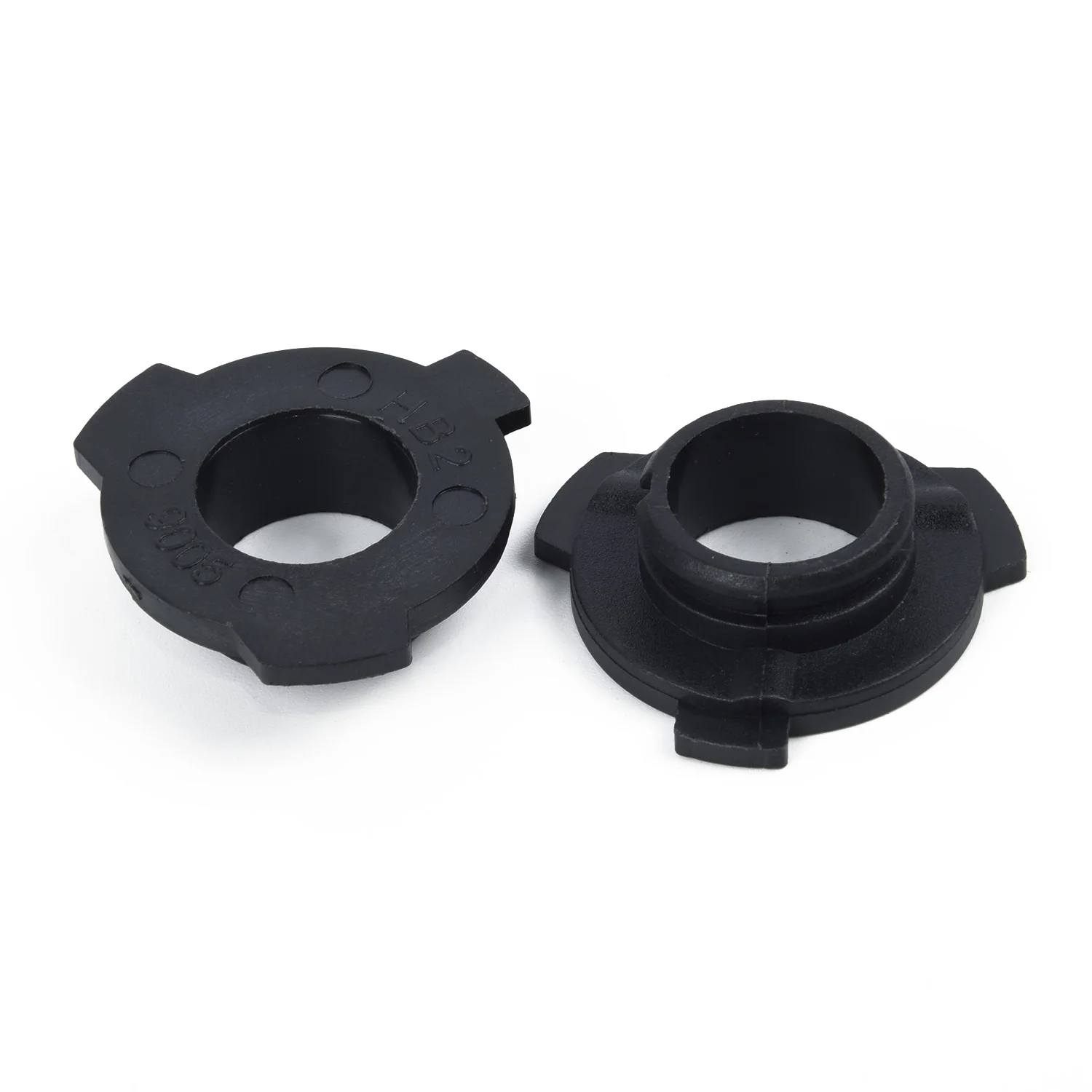 Black Headlight Accessory Socket Bulb Base Retainer 2pcs/set ABS New 2018