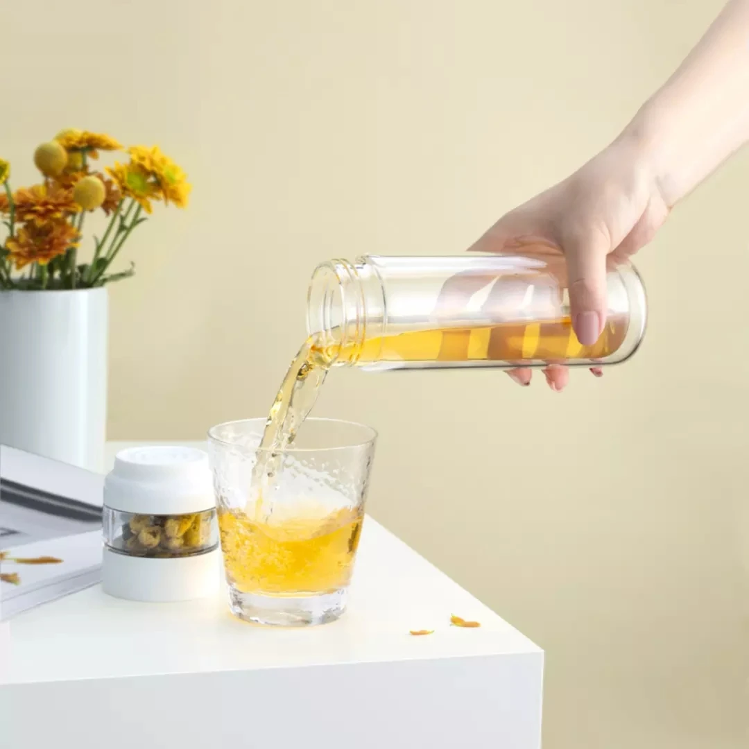 Youpin Double-deck tea water separating cupPortable Quange Thermos/Cold Cup Tea Mug Travel Tea Water Separation Bottle
Youpin Double-deck tea water separating cupPortable Quange Thermos/Cold Cup Tea Mug Travel Tea Water Separation Bottle