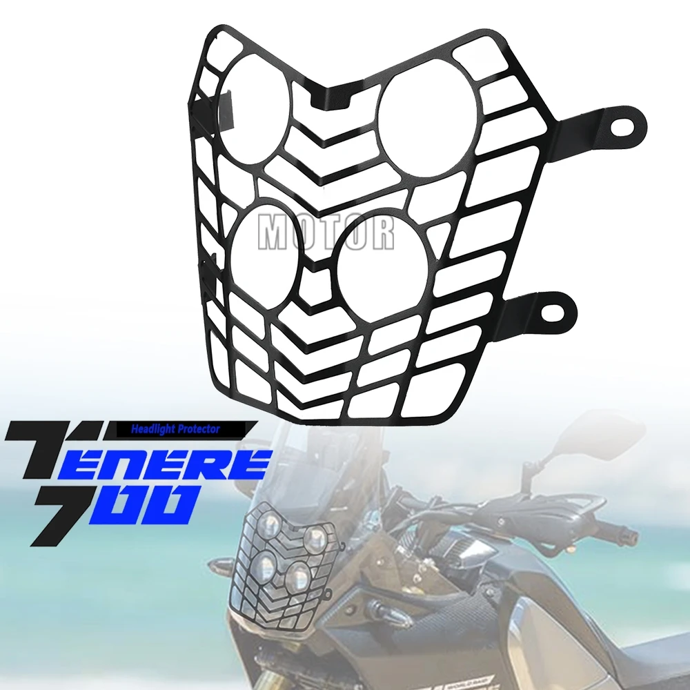 

For Yamaha Motorcycle Stainless Steel Headlight Protector Cover Grill Tenere700 Rally XTZ700 XT700Z T7 Tenere 700 2019 2020 2021