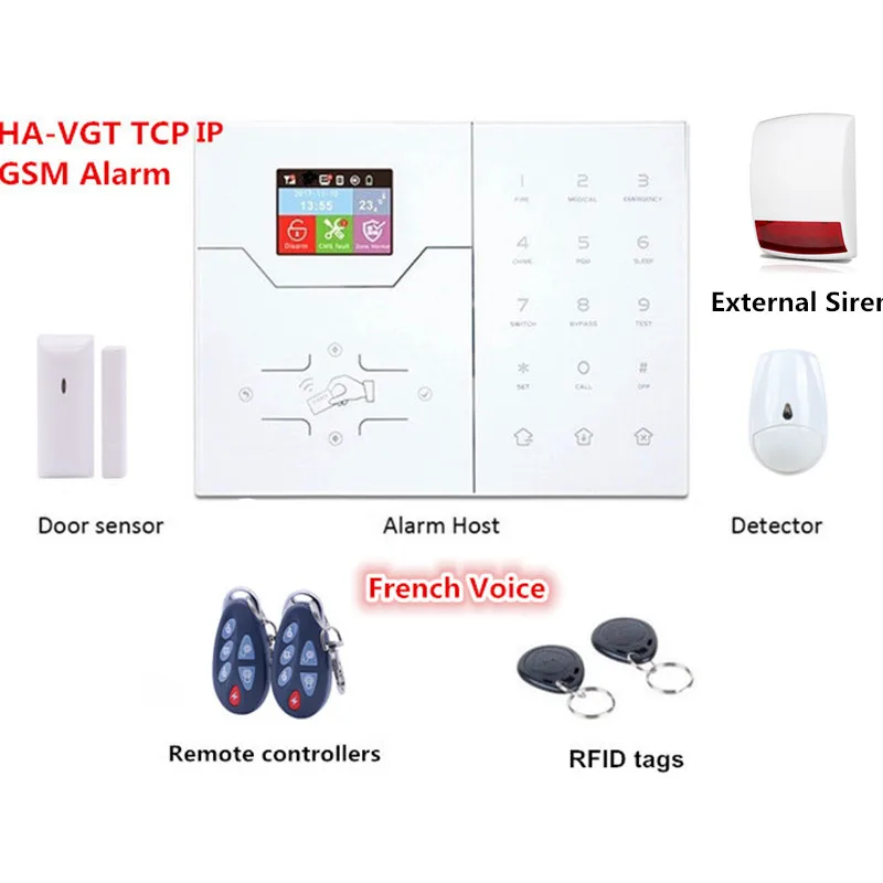 Система охранной сигнализации расширенная система TCP IP GSM с внешним стробоскопом