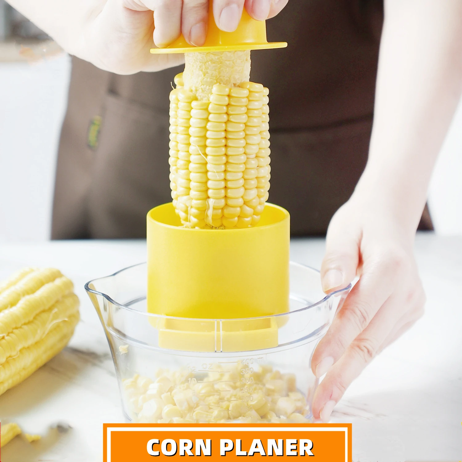 Corn thresher Corn Planer Device Easy Peeling Corn Kerneler Peeler Fruit & Vegetable Tools/Corn Strippe Kitchen Tools
Corn thresher Corn Planer Device Easy Peeling Corn Kerneler Peeler Fruit & Vegetable Tools/Corn Strippe Kitchen Tools